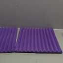 12 Pack Sound Proof Foam Panels for Walls,Self-Adhesive Foam Acoustic Panels Sound Absorbing,High Density Quick-Recovery Soundproof Wall Panels 12" X 12" X 1"-Purple