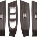 for Mazda CX-50 2025 2024 2023 Trims Cover, Wood-Grain Finish Interior Accessories for Mazda CX50 CX 50 Hybrid, Window Control Switches Protective Panel