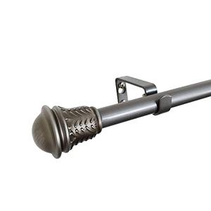 Clairemont 3/4" Single Rod Set 18-36" Antique Silver