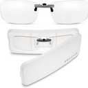 Blue Light Clip On Glasses I Computer Gaming Clip On Glasses I Digital Eyestrain Fatigue I Dry Eyes Relief Eye Protection Sleep Better I Anti Glare