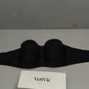 OEAK Womens Strapless Bras Push Up Bandeau Bra Non Slip Wireless Supportive Padded Bras Seamless Comfortable Tube Bra