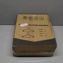 HOUSE DAY Black Plastic Hangers 50 Pack, Plastic Clothes Hangers with Built-in Hooks, Durable and Strong Plastic Coat Hangers for Closet, Space Saving Clothing Hanger for Shirts, Coats, Skirt, Dress