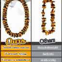 Cindeer Graduation Leis 2025 Braided Honor Cords with Tassels Class of 2025 Ribbon Necklace 47 Inch Graduation Gift Party Accessories for Women and Men (Black and Gold)