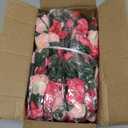KHOYIME 9 Pack 72 FT Artificial Flower Garland, Fake Pink Roses Vines Silk Flowers Faux Plastic Outdoor Hanging Floral Ivy Garland Decorations for Wedding Arch Bedroom Home Wall Backdrop Room Decor
