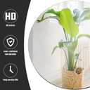 Seelenruhe 12" Round Mirrors for Centerpieces for Tables, Round Mirrors Trays Plates for Centerpieces, Wedding Decorations, Baby Shower Party, Christmas Decorations, 2mm, 12 PCS