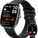 Smart Watch for Men Women Answer/Make Calls,1.83"HD Fitness Watch with Heart Rate/Blood Pressure/SpO2 Monitor/Sleep Tracker,Pedometer, IP68 Waterproof, 123 Sport Modes Fitness Tracker for Android&iOS