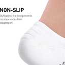 wernies No Show Socks Men 10 Pairs Ankle Low Cut Cotton Men Socks with Non Slip Grips 6-10/11-13 (M)