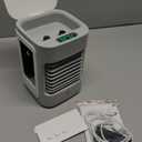 Portable Air Conditioners, Personal Air Conditioner for room, Portable AC Unit Swamp Cooler with 100 Oscillation, USB Powered Mini Air Conditioner for Tent Camping Bedroom,Black