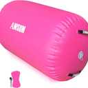 AWSUM Air Roller Gymnastics Barrel Inflatable Tumbling Mat Back Handspring Trainer for Octagon Mat Gym Home Gymnastics Equipment 1PCS，No Electric Pump