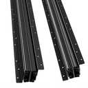 VEVOR Undermount Heavy Duty Drawer Slides, 16 24 32 40 Inch 260 lb Load Capacity Full Extension Ball Bearing Under Stair Cabinet Rails, Bottom Stair Cabinet Glides Track Runners(24inch, Black)