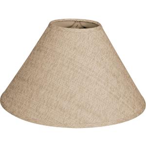 Royal Designs, Inc. Coolie Empire Hardback Lamp Shade, HB-607-12LNB, Linen Belgium, 4.5 x 12 x 7.5