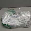 Dimeho 12 Pcs Clear Clothing Organizer Plastic Sweater Storage Bags Zippered Storage Bags with Label Pocket Container for Blankets Linen Sweater Clothes Bed Sheet Pillow (15.7 x 13.8 x 3.9 Inch)