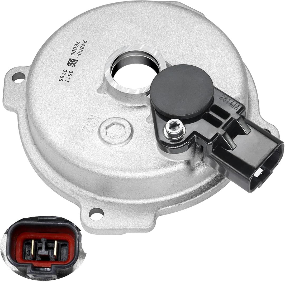 VVT Engine Variable V-alve Timing VVT Solenoid with Camshaft Sensor Compatible with 2016-2021 Hyundai Tucson/Sportage/Santa Fe for Kia Sorento/Optima 2.0L 2.4L Replaces # 243602GGD0