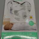 SwaddleMe by Ingenuity Compression Baby Swaddle Pod, Two-Way Zipper for Easy Diaper Changes, Improves Sleep & Calms Startle Reflex, 0-2 Months, 1.0 TOG, 1-Pack - Scribble Elephant