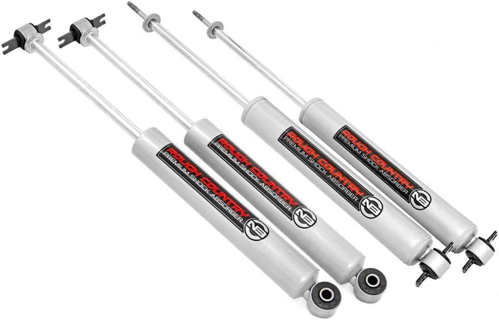 Rough Country N3 Front and Rear Shock Set for 97-06 Jeep TJ | 3.5-6" - 4SCJTJ45