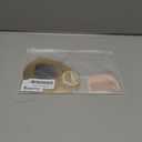 Clip in Bangs, Synthetic French Bangs Hair Clip, Ash Blonde Fake Bangs Fringe with Temples Hairpieces for Women Natural Curved Hair Extensions for Daily Wear