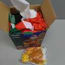 7FT Christmas Inflatables Black Santa Claus Inflatable Outdoor Decorations with Built-in LED Light Christmas Blow Up Yard Decorations for Indoor Home Christmas Party Holiday Decor