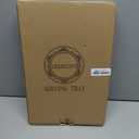 Black Marbling Decorative Tray with Handles, Morden Plastic Rectangular Serving Tray for Coffee Table Bathroom, Ottoman, Home Decor, 15.7"* 10.2"* 1.38" (Trema05)