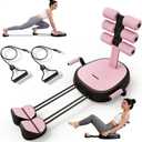 Ab Crunch Machine, Portable Sit Up Exercise Equipment with Resistance Band, Ab Core Workout Home Equipment for Stomach, 200LBS Weight Capacity