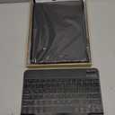 BORIYUAN iPad 10.2 inch Case with Keyboard, Detachable Bluetooth Keyboard with 7 Color Backlit, Slim Folio Smart Cover with Pencil Holder for iPad 9th/8th/7th Gen/iPad Pro 10.5"/iPad Air 3rd Gen Black