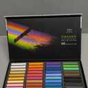 Non Toxic Soft Pastel Chalk Set for Professional Artist - 48 Colors Square Chalk Pastel for Drawing, Blending, Layering, Shading, Art Supplies for Kids, Beginners, Students, Experienced Artists