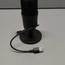 Amazon Basics USB Condenser Microphone for Streaming, Recording, and Podcasting on PC, Plug and Play, Cardioid Pickup, Adjustable Stand with 360° Rotation, Clear Sound, 5.8 x 3.4 inches, Black