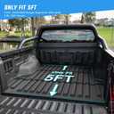 Nilight Truck Bed Mat Compatible with 2019-2023 Ford Ranger Short Bed 5 FT Accessories, Heavy-Duty TPE Thicken Edge, Non-Slip 4 x 4 Lariat 2.3L USA Version, All Weather Protection Pickup Liner, 1-Pack