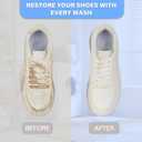 HSQUARE Shoe Washing Bag 2 Pack for Washing Machine  Fits Sneakers, Running Shoes, Sports Shoes, Boots & Kids Footwear  Triple Layer Mesh with Chenille Padding & Strong Zipper  Laundry Bag