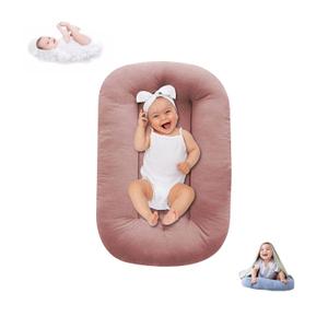 Baby Lounger for Infants 0-12 Months, Bionic Design Baby Lounger Soft Organic Cotton Breathable Lounger, Newborn Babies Essentials Gifts