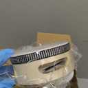 12 Pcs Tambourine Drum Bulk for Adults Hand Held Percussion Gift Operation Christmas Bulk Items Wood Metal Jingles Musical Educational Drum Instrument for Church Wedding Party Games(White) (4 Inch)