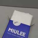 MIULEE White Sheer Curtains 84 Inches Long, 4 Panels Set, Light Filtering Rod Pocket Voile Drapes for Living Room and Bedroom, Airy Soft Fabric Window Treatments, 42 x 84 Inches