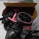 KRIDDO 2-in-1 Toddler Tricycle for Ages 18 Months to 5 Years Old - Extended Push Handle for Effortless Push, Gift Trike for Toddler 3 to 5 Year, Kids Tricycle with Foldable Front Footrest, Pink