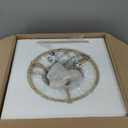 Industrial Round Chandelier Rustic Ceiling Light Fixture 3-Light Farmhouse Pendant Light with Seeded Glass Shade for Dining Room Hallway Entryway Kitchen Bedroom, Gold (3-Light, 60.2 in)