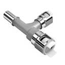 Metal Heater Hose Connector Compatible with Cadillac, Chevrolet, GMC Models (Select), Direct Replacement for 800-413HP Heater Hose Connector Silver