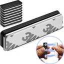 Curtain Magnets Closure with Adhesive for Blackout Curtains, Magnetic Curtain Clips to Hold Curtains Closed（100 Pair）