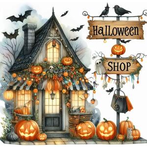 BOHADIY 5D Diamond Art Kits for Adults, Halloween Diamond Painting for Adults Full Round Drill, DIY Pumkin Skull Paint with Diamond Dots Gem Art Craft Set Picture Gift 12x12inch