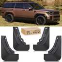 Nilight Mud Flaps for Hyundai Santa Fe 2024 2025 2026, No Drilling Precision Fit Exterior Accessories Heavy-Duty Splash Guards Protection, Front & Rear Set