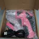 Hi-Spec Electric Screwdriver 27pc 3.6V Pink USB Small Power Screwdriver Set. Cordless & Rechargeable with Driver Bit Set