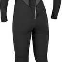 O'Neill Women's Reactor-2 3:2mm Back Zip Full Wetsuit, Lightweight Warmth and Flexibility for All Water Activities