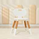 3 Level Height Adjustable Kids Chairs Plastic Preschool Chair Durable and Lightweight Child Chair with a Maximum Load Capacity of 130 pounds Suitable for Day Care, Classroom, and Home (1-Pack Beige) (1Chairs)