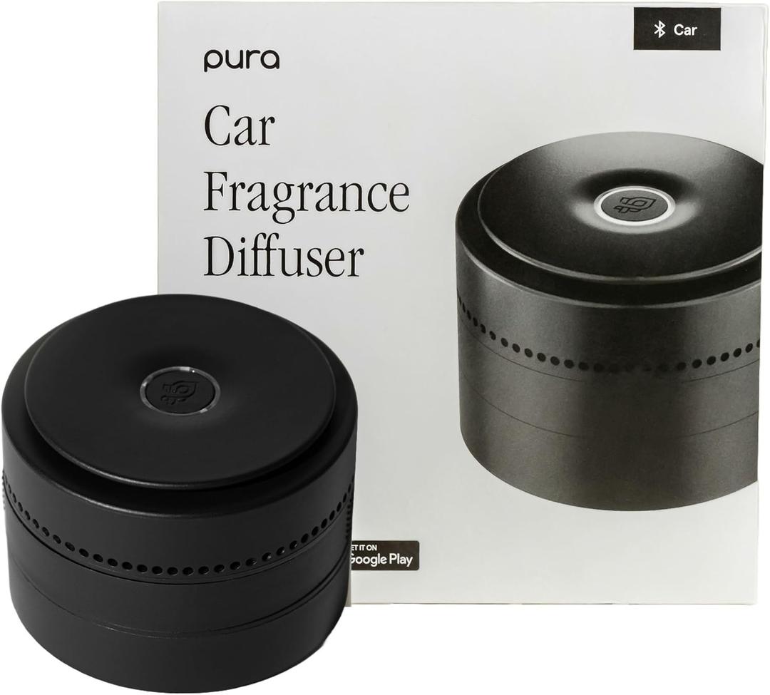 Pura Car Diffuser - Portable Fragrance System - On/Off Controlled Through Car Acceleration - Adjustable Intensity Control Through App - Fragrances Sold Separately