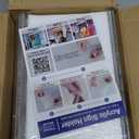 Acrylic Sign Holder 8.5 x 5.5 Horizontal, 8Pack Double-Sided Standup Table Top Clear Sign Holders, T Shape Plastic Acrylic Picture Frame Menu Flyer Paper Holder Display Stands for Office Store Wedding