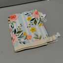 Beeswax Bread Bag, 2 Pack Sourdough Bread Bags, Reusable Bread Bags for Homemade Bread, Organic Cotton Beeswax Sourdough Bags, Wildwood Bloom Series (Pink)