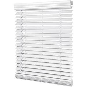 Amazon.com: LazBlinds 2-inch Cordless Faux Wood Blinds with Royal Valance, Room Darkening Horizontal Window Blinds, Inside Mount Blinds for Windows - Fit for Window 31'' W x 72'' H - White : Home & Kitchen