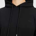 Zylioo Men Tall Sweatshirt Crewneck Pullover Long Fit Soft Casual Sweatshirt Top for Tall Men Daily Wear (Black)