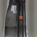 Firbon A4 Paper Cutter 12 Inch Titanium Paper Trimmer Scrapbooking Tool with Automatic Security Safeguard and Side Ruler for Craft Paper, Coupon, Label and Cardstock (Black)