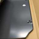 Vanity Bathroom Mirror, 20" x 30" Black Scalloped Mirror for Wall