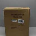 Bathroom Trash Can with Lid 5 Gallon White Motion Senor Touchless Automatic Garbage Cans for Kitchen,Bedroom, Office, Living Room