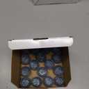 Chair Sliders for Carpeted Floors,16 Pcs Chair Glides Round Furniture Sliders Carpet,Chair Leg Floor Protectorst,Make Furniture Glides Move Easy(Fit 0.75-1", Clear/Blue)