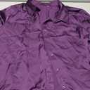 Zeagoo Satin Blouses for Women Silk Button Down Shirts Short Sleeve Business Casual Tops XL